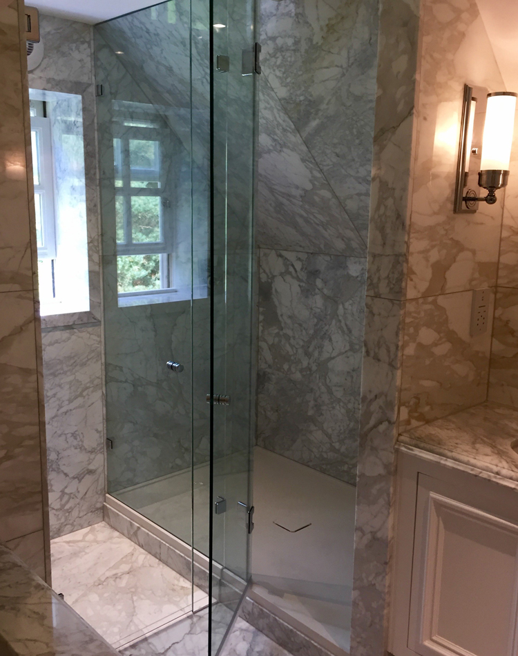 luxury glass for bespoke bathrooms