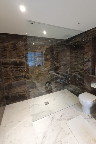 walk in shower